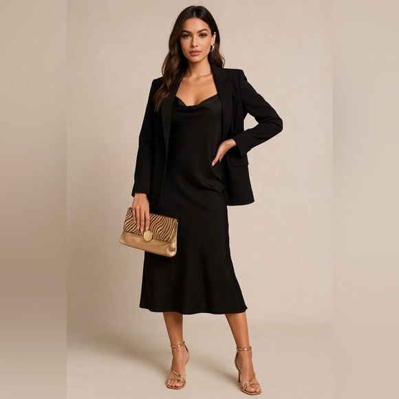 Zebra Inspired Bronze Clutch - Picture 1 of 5